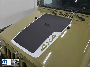 Fits 2007-2018 Jeep Jk Wrangler Hood Stripe 4X4 V1 Vinyl Graphics Sticker - Picture 1 of 6