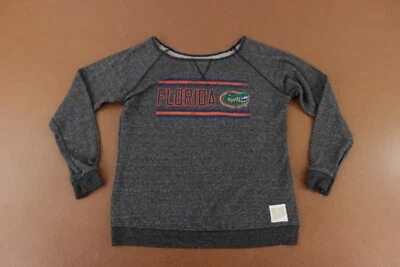 Florida Gators Retro Brand Women's Large Charcoal Knit Round Neck Sweatshirt - Image 1 of 4