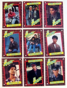 21 JUMP STREET ~ 1987 TV Show Trading Sticker Card Lot with JOHNNY DEPP - Picture 1 of 1