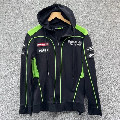 Kawasaki Racing Team Sweatshirt Herren Extra Large Hoodie Full Zip - Bild 1 von 4