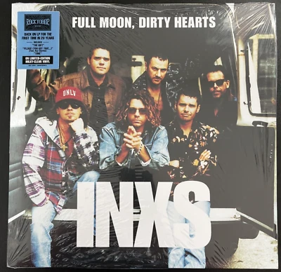 INXS FULL MOON DIRTY HEARTS CLEAR VINYL LP LIMITED EDITON NEW SEALED MINT - Image 1 of 2