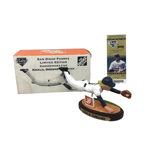 Khalil GreeneSan Diego Padres w/ COA Commemorative Figurine w/ Ticket Stub Cover