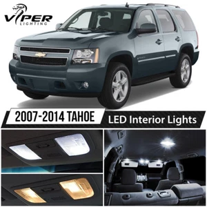 Kit de equipamiento de luces interiores LED blancas para Chevy Tahoe 2007-2014 - Imagen 1 de 8