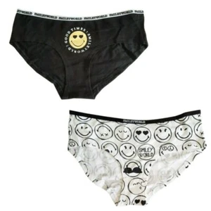 Smiley Emoji Damen Mädchen Slips Unterhose Unterwäsche - Gr. S - XL NEU - Bild 1 von 3