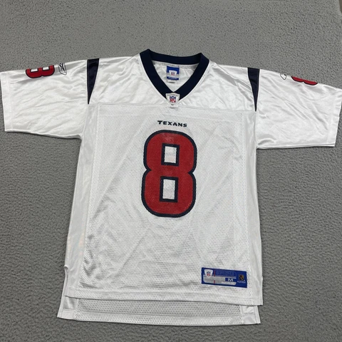 Houston Texans David Carr Jersey Adult Medium NFL Authentic White Reebok Cover