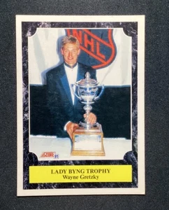1991 Partitur Wayne Gretzky Lady Byng Trophy #324 Los Angeles Kings - Bild 1 von 2