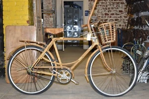 Vintage Bamboo, Wicker, And Rattan 1940-1960 Bicycle - Picture 1 of 7