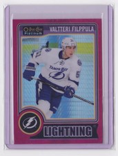 2014-15 O-PEE-CHEE PLATINUM RED PRISM 57/135 VALTTERI FILPPULA #52 LIGHTNING