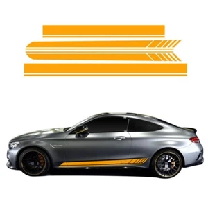 Calcomanía adhesiva rayas laterales techo capó coche Benz W205 C63 Coupe - Imagen 1 de 40
