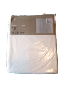 Ikea Lill 110"x 98" White Polyester Set of 2 Brand New in original package - Picture 1 of 6