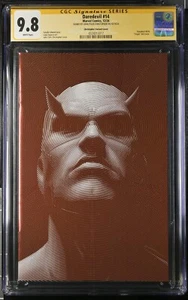 CGC SS 9.8 Daredevil #14 NYCC Red Foil Virgin SIGNED John Tyler Christopher - Picture 1 of 2