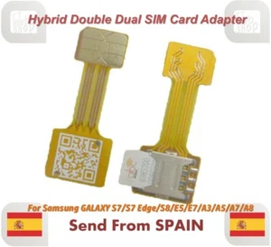 Hybrid Dual SIM Card Adapter Micro SD Nano SIM Extension Adapter for Android - Imagen 1 de 5