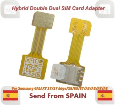 Hybrid Dual SIM Card Adapter Micro SD Nano SIM Extension Adapter for Android - Imagen 1 de 4