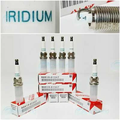 GENUINE LEXUS RX450H SPARK PLUGS FK20HR11 2008 TO 2015 DENSO IRIDIUM 90919-01247 - Image 1 of 4