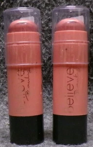 Lote de 2 barras iluminadoras Believe Beauty Perfect Glow Rose Glow 0,2 OZ Cada - Imagen 1 de 3