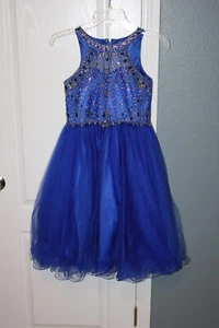 Blue Short Dress, Youth - Picture 1 of 2