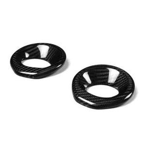 Real Carbon Fiber Car Side Door Audio Tweeter Speaker Cover For Toyota Supra - Picture 1 of 11