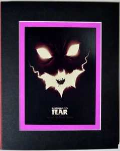 Batman Animated SCARECROW - NOTHING TO FEAR PRINT Pro MATTED Bruce Timm art - Picture 1 of 1