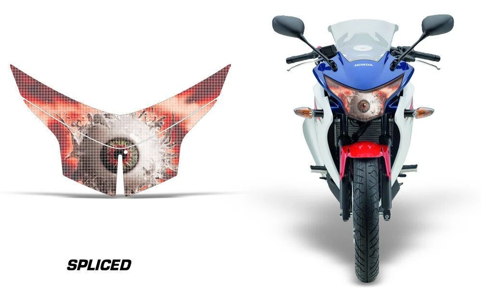 Kit de gráficos de ojos de faros cubierta de calcomanía para Honda CBR 250R 2010-2013 EMPALMADO Foto 1 de 1