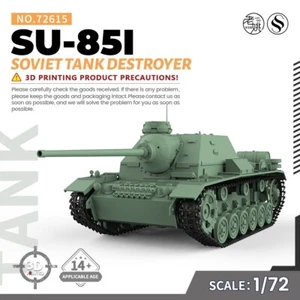 SSMODEL SS72615 1/72 25mm Kit Modelo Militar Destructor de Tanques Soviético SU-85I - Imagen 1 de 5