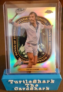 John Newcombe 2021 Topps Chrome Tennis Rings Of Honor Insert