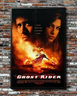 Ghost Rider 2007 Movie Poster 24"x36" Glossy Unframed 0723 - Image 1 of 3