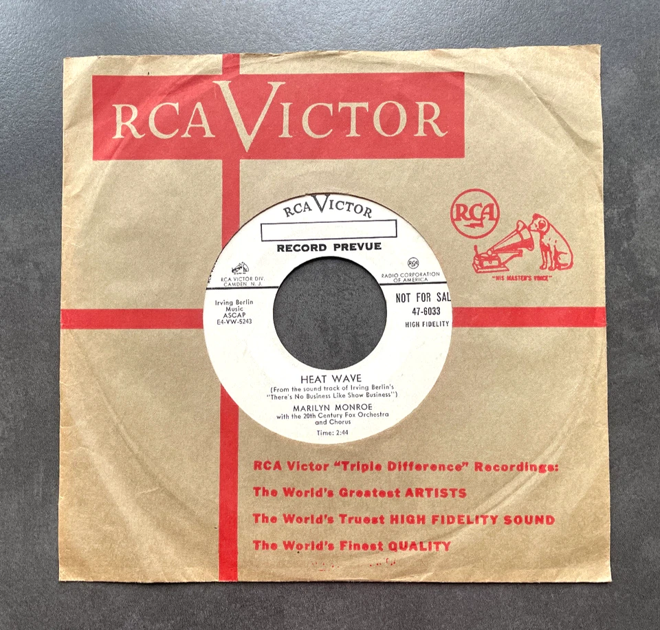 7" Marilyn Monroe - Heat Wave - US RCA Promo - Bild 1 von 1