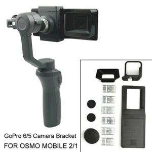 New DJI OSMO Mobile 2/1 Gimbal Mount Adapter Plate Holder For GoPro Hero 6 5 H - Picture 1 of 12