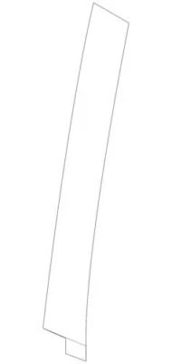 Genuine Ford Mercury 2008-2012 Mariner Door Upper Molding Right 8L8Z-7820554-AA - Image 1 of 3