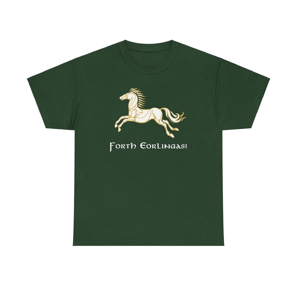 Camiseta unisex de algodón pesado Riders of Rohan Forth Eorlingas Foto 1 de 1