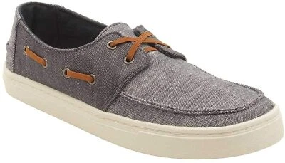 Tenis TOMS Juveniles Cambray Denim Culver Azul Marino Talla 4 Suela de Goma Logo Foto 1 de 4