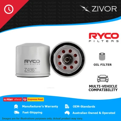 New RYCO Oil Filter Spin On For MAZDA CX-5 KE 2.5L PY SkyActiv-G Z436 - image 1 of 4