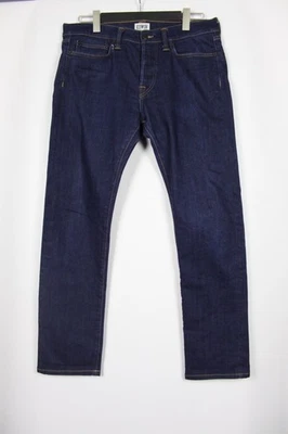 EDWIN ED-75 Denim Blue Mid Rise Tapered Jeans Size W34 L34 - Image 1 of 4