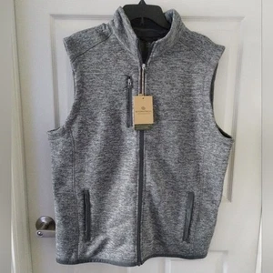 Stormtech Gray Fleece Vest NWT Mens XL - Picture 1 of 4