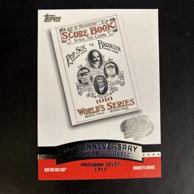 2004 Topps - 100th Anniversary of the Fall Classic Covers Wilbert Robinson... - Image 1 of 2