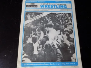 VINTAGE WRESTLING “PROGRAM -MADISON SQUARE GARDEN NYC 1975 BRUNO SAMMARTINO - Picture 1 of 4