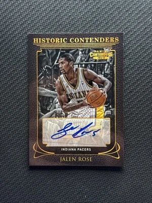 2012-13 Contenders Jalen Rose Historic Contenders Auto /99 #36  - Image 1 of 2