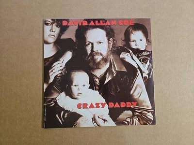 David Allan Coe – Crazy Daddy US LP 1989 Used-NM/EX - Image 1 of 4