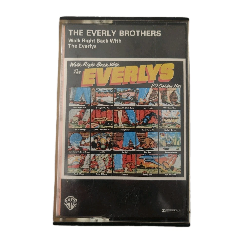 The Everly Brothers THE EVERLY’S 20 GOLDEN HITS - CASSETTE TAPE 1960s Best Of  - Image 1 of 4
