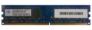 Nanya NT2GT64U8HD0BY-3C 2GB 2Rx8 PC2-5300U DDR2 Memory - Picture 1 of 1