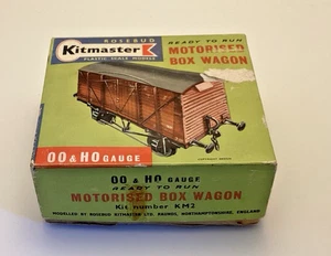 Vagón de caja motorizado Kitmaster KM2 de colección calibre OO - probado y funciona - Imagen 1 de 6