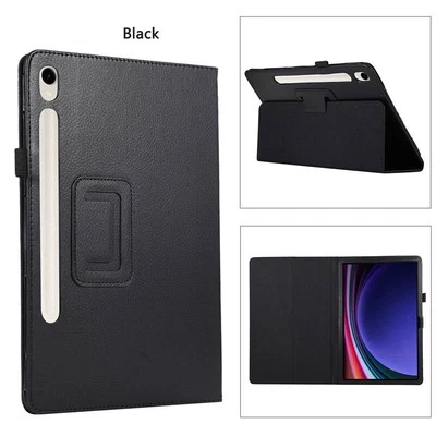 For Samsung Galaxy Tab S9 11.0 Leather Case Smart Book Stand Flip Tablet Cover - Image 1 of 4