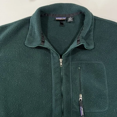 Chaqueta Sherpa Patagonia Vintage Años 90 Talla 2XL XXL Verde Retro X Deep Pile Polar Foto 1 de 4