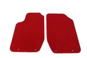 RED UNIVERSAL FRONT MATS SERIES FOR LANCIA BETA KAPPA LYBRA - Picture 1 of 3