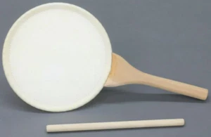 Uchiwa Taiko Paddle drum Fan taiko  with 1 stick 24cm Free shipping! - Picture 1 of 4