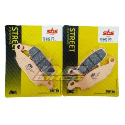 Pastillas de freno delanteras sinterizadas para Suzuki M800 Intruder 2005-2009 SBS Street 704HS/ Foto 1 de 4