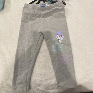 Frozen Girls 3 Piece Outfit Set: Hooded Sweatshirt, Top & Legging Size 3T - Picture 1 of 4