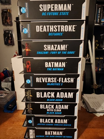 DC Multiverse Mcfarlane Lot(BATMAN, SUPERMAN, SHAZAM, BLACK ADAM,DEATHSTROKE...) Cover