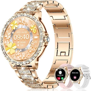 Smartwatch women with phone function wristwatch watch for iPhone Samsung Huawei - Picture 1 of 8
