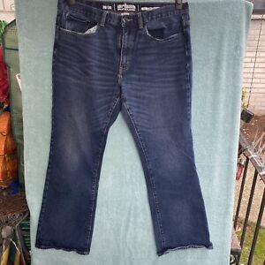 Urban Pipeline Jeans Men's  (36X28) Bootcut Dark Wash Denim